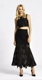 Alice McCall - Gamma Ray lace skirt black size 6 New with tags!
