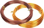 GANAZONO 4 Pack 2.5mm Aluminum Bonsai Wires Climbing Frame Wire Diy Crafts Gardening Tools