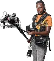 Thanos Pro II Camera Gimbal Stabilizer Support Vest Pro Stabilizer System System for Crane 3s RS 2 RS3 RS3 PRO Crane2S Gimbal with Rotating Monopod with 1/4 or 3/8 Inch Screw Hole, Payload 5kg~12.5kg