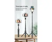 Universal Selfie Stick Tripod Bluetooth Samsung/ iPhone/IOS/Android with FILL LIGHTS 360° Rotation