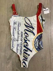 Moschino Jeremy Scott Swimsuit Budweiser Size 40 Amazing And Unique
