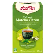 Yogi Tea Organic Lemon Matcha Green Tea 17 Bags