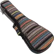 Totority Double Shoulder Guitar Bag Ukulele Storage Bag Ukulele Bag Ukulele Carrying Bag Case Carry Luggage Ukulele Holder Bags Musical Ukulele Storage Backpack Concert Drum Bag Polyester