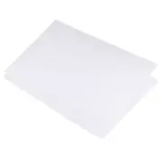 24pcs L Type Folders, A4 Plastic Clear Paper Document Jacket Pocket, White