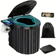 Toilet with Paper Holder with 199kg Support