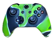 Silicone Cover For XBOX ONE Controller Skin Case Green/Black