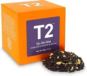 T2 Tea Go Go Goa Black Tea, Loose Leaf Black Tea in Gift Cube, 100 g