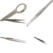 Jewelers Loupe 6X Magnifying Glass Tweezers Beading Craft Hobby Repair Tools