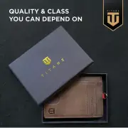 Secure Your Style: Titanz Minimalist RFID Wallet - Slim, Front Pocket Perfection