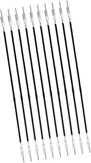 Hellery 10 Pieces Viola Tailpiece Cord Stringed Instrument Accessory, Metal Wire Tail Gut for Live Performance Practice