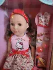 My Life As Hello Kitty Baker Poseable 18" Doll, Brunette Hair, Brown Eyes