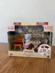 Calico Critters BBQ Picnic Set ELEPHANT GIRL Miriam & Accessories CC1980