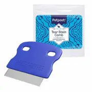 Gentle & Painless Pets Tear Stain Comb w/ 65 Extra Fine-Tooth & Rounded Rods