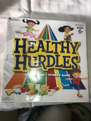 NEW LEARNING RESOURCES LER2491 HEALTHY HURDLES Health & Nutrition Game Ages 6+
