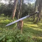 Hand Forged High Carbon Steel Viking Sword Sharp Ready Replica With Scabbard