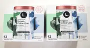 L. 100% Organic Cotton Core Compact Tampons 42 ct. (30 Regular/12 Super) - 2 PK