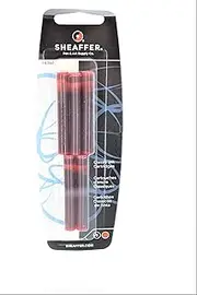 Sheaffer Skrip Fountain Pen Ink Cartridges Red - Pack of Five