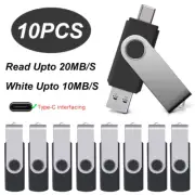 lot 10PCS USB 2.0 1GB 2GB 8GB 16GB Pendrive Flash Drives Wholesale OTG Types c