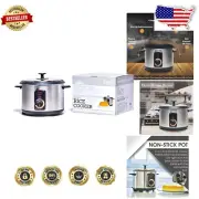 Reusable Electric Rice Cooker - 15 Cup Tahdig Maker for Persian Cuisine Lovers