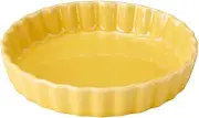 Banko Ware 18611 Tart Plate, Souffle Plate, S, 5.9 inches (15 cm), Canary (Yellow), Made in Japan