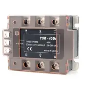 Industrial Automation Three phase Solid State Relay Module AC380V 40A SSR DC