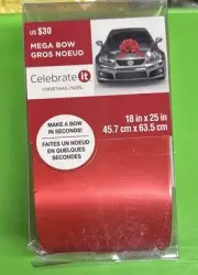 Big Car Bow (Red, 23 Inch), Giant Birthday Bow, Huge Car Bow, Big Red Bow, Bo...