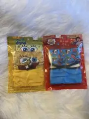 Kids Face Mask Covering SpongeBob SquarePants & Ryan’s World