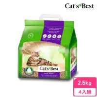 在飛比找momo購物網優惠-【CAT’S BEST 凱優】特級無塵凝結木屑砂（紫標凝結型