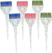 NOLITOY 6pcs Hair Coloring Brush Comb Set Salon Hairbrush for Barbershop Hair Tint Brush for Home Salon Use
