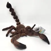Fiesta Toys Scorpion Plush Brown 16" Bendable Stuffed Animal New w/tags 2001