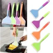 Non-stick Silicone Spatula Beef Meat Egg Kitchen Scraper Wide Shovel Assorted