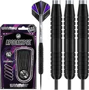 WINMAU APOCALYPSE Black Brass Dartboard Darts 23gram & 25 gram