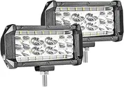BYBDQKTVEH 5Inch 84W LED Work Light Bar Waterproof IP68 Spot Flood Beam for Tractor Truck SUV ATV 4WD Boat Offroad Led Bar Led Fog Light Work Light(2pcs led Light bar)