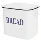 NEW Falcon Enamel Bread Bin Large White & Black