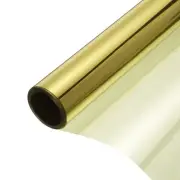 Reflective Window Film One Way Daytime Mirror Privacy Film,Gold Silver 17"x16'