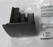 NEW NORDIC GLOBAL HTEK HTEK41-2 277V TRAC/TRACK LIGHT DEAD END BLACK