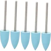 Nail Drill Bits Set 600 Grit Nail Manicure Bits for Nail Art Cuticle Nail Drill Bit Nail Sanding Bits for Nail Drill 5pcs Nail Accessories