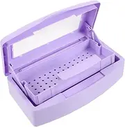 ASAKKURA Nail Salon Supplies Sterilizer Box Tool Cleaning Tray for Nail Art Manicure