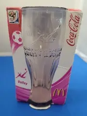 Coke McDonald's 2010 South Africa FIFA World Cup Collectable Glass ( VOLLEY)