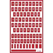 Armour Over Over Self Stick Reusable Glass Etching Stencil Small Letter Number