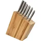 Global Kyoto 7pc Knife Block Set Bamboo 79653