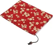 ARTIBETTER Stylish Hand Made Cloth Book Sleeve Decorative Book Protector with Stamping Design for School Use Lightweight and Cover