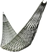 Nylon Mesh Hammock - Rope Outdoor Nylon Sleeping Bed - Ergonomic Breathable Soft Bed for Comfort Camping & Relaxation
