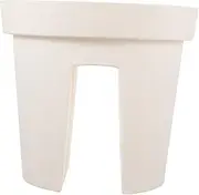 Gogogmee 1Pc Creative Plastic Flowerpot Container Thickened Balcony Railing Planter for Succulents and Flowers Simple Style Design for Indoor and Outdoor Use