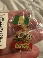Vintage 1994 Coca-Cola World Cup Nigeria Pin