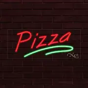 NEW "PIZZA" w/UNDERLINE 30x12x1 INCH LED FLEX WINDOW/WALL INDOOR SIGN 30609