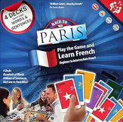 KLOO Games KLOO's Learn to Speak French Language Board Game - Race to Paris by