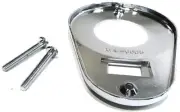 Map/Dome Light Cover For Kenworth Pear Shaped W/Screws Chrome Plastic GG#67034