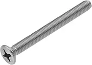 10X M4x40mm Flat Countersunk Head Phillips Machine Socket Screws Bolts G304 Stainless Steel Fully Threaded Metric Assortment Industry Furniture