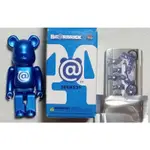 動漫無敵 BEARBRICK 100% BE@RBRICK SERIES29 29代 字母熊 @ 電鍍藍